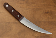  Seisuke Sanzoku Japanese Steel Butcher(Small)  150mm Shitan Handle - Japanny - Best Japanese Knife