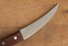 Seisuke Sanzoku Japanese Steel Butcher(Small)  150mm Shitan Handle - Japanny - Best Japanese Knife