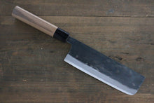  Sakai Takayuki Blue Steel No.2 Kurouchi Nakiri  170mm - Japanny - Best Japanese Knife