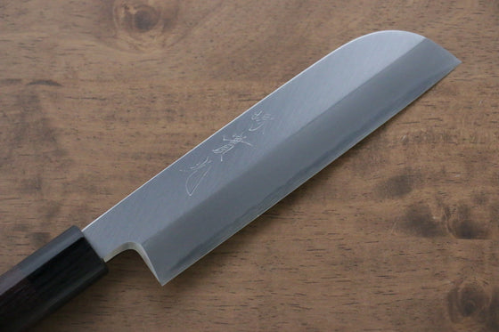 Jikko Silver Steel No.3 Kamagata Usuba 165mm Shitan Handle - Japanny - Best Japanese Knife