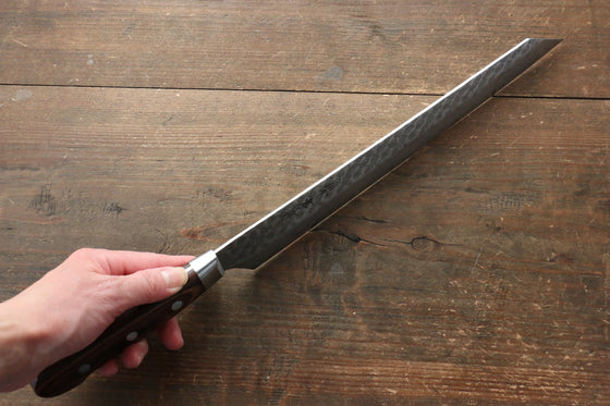Sakai Takayuki VG10 17 Layer Hammered Damascus Kiritsuke Yanagiba 270mm - Japanny - Best Japanese Knife