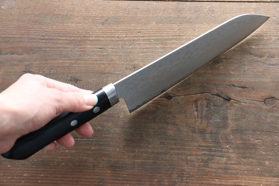 Kunihira Sairyu VG10 Damascus Santoku 170mm Pakka wood Handle - Japanny - Best Japanese Knife