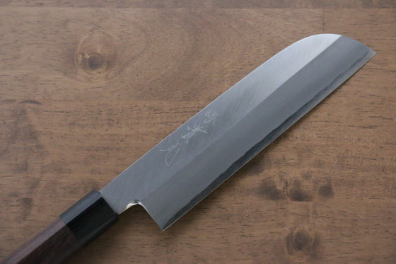 Jikko Silver Steel No.3 Kamagata Usuba 195mm Shitan Handle - Japanny - Best Japanese Knife