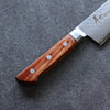 Sakai Takayuki VG5 Hammered Gyuto 210mm Brown Pakka wood Handle - Japanny - Best Japanese Knife