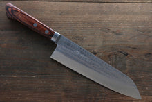  Kunihira VG1 Hammered Gyuto 180mm Mahogany Handle - Japanny - Best Japanese Knife