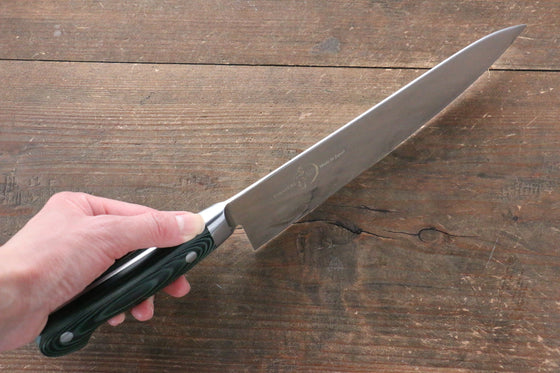 Sakai Takayuki Grand Chef Grand Chef Swedish Steel Gyuto Japanese Knife 210mm Green Micarta Handle - Japanny - Best Japanese Knife