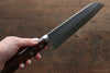 Kunihira VG1 Hammered Santoku Japanese Knife 170mm Mahogany Handle - Japanny - Best Japanese Knife