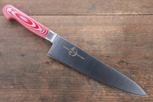  Sakai Takayuki Grand Chef Grand Chef Swedish Steel Gyuto 210mm Red Micarta Handle - Japanny - Best Japanese Knife