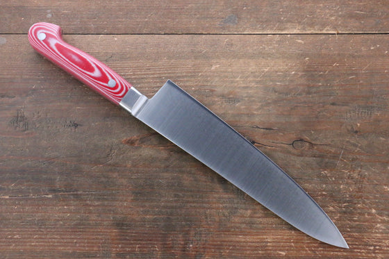 Sakai Takayuki Grand Chef Grand Chef Swedish Steel-stn Gyuto  210mm Red Micarta Handle - Japanny - Best Japanese Knife