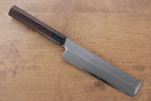  Jikko Silver Steel No.3 Usuba Japanese Knife 180mm Shitan Handle - Japanny - Best Japanese Knife