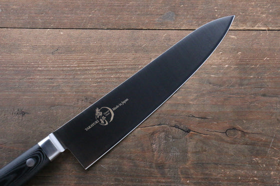 Sakai Takayuki Grand Chef Grand Chef Swedish Steel Gyuto 210mm Black Micarta Handle - Japanny - Best Japanese Knife