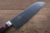 Sakai Takayuki Grand Chef Grand Chef Swedish Steel Santoku 180mm Brown Micarta Handle - Japanny - Best Japanese Knife