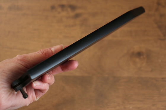 Black Magnolia Sheath for 190mm Kiritsuke Gyuto with Plywood pin Kaneko - Japanny - Best Japanese Knife