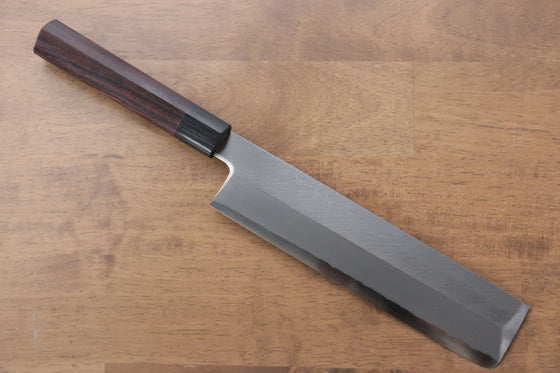 Jikko Silver Steel No.3 Usuba  210mm Shitan Handle - Japanny - Best Japanese Knife