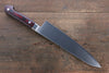 Sakai Takayuki Grand Chef Grand Chef Swedish Steel-stn Gyuto  210mm Brown Micarta Handle - Japanny - Best Japanese Knife