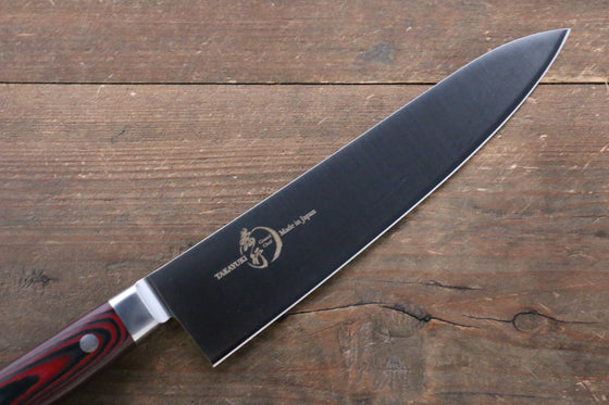 Sakai Takayuki Grand Chef Grand Chef Swedish Steel Gyuto 210mm Brown Micarta Handle - Japanny - Best Japanese Knife