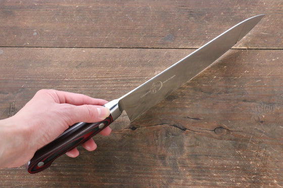 Sakai Takayuki Grand Chef Grand Chef Swedish Steel Gyuto 210mm Brown Micarta Handle - Japanny - Best Japanese Knife