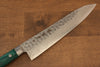Sakai Takayuki VG10 17 Layer Damascus Gyuto  210mm Green Pakka wood Handle - Japanny - Best Japanese Knife