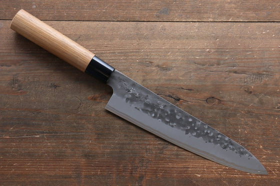 Seisuke Blue Steel No.2 Nashiji Gyuto, Santoku, Petty Japanese Chef Knives Set - Japanny - Best Japanese Knife