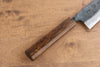 Kyohei  Shindo Blue Steel Black Finished Bunka  165mm Live oak Lacquered Handle - Japanny - Best Japanese Knife