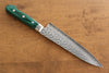 Sakai Takayuki VG10 17 Layer Damascus Gyuto 180mm Green Pakka wood Handle - Japanny - Best Japanese Knife