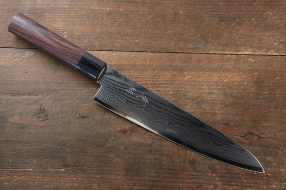 Seisuke VG10 63Layer Damascus Santoku 165mm & Gyuto 210mm Japanese Chef Knife Set - Japanny - Best Japanese Knife