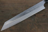 Hideo Kitaoka [Left Handed] White Steel No.2 Damascus Kiritsuke Yanagiba 240mm Shitan Handle - Japanny - Best Japanese Knife