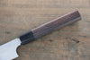 Hideo Kitaoka [Left Handed] White Steel No.2 Damascus Kiritsuke Yanagiba  270mm Shitan Handle - Japanny - Best Japanese Knife