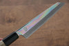Choyo Blue Steel No.1 Mirrored Finish Kiritsuke Petty-Utility 135mm Magnolia Handle - Japanny - Best Japanese Knife