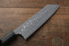 Yoshimi Kato R2/SG2 Damascus Bunka 165mm with Black Persimmon Handle B - Japanny - Best Japanese Knife