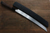 Sakai Takayuki Zangetsu Silver Steel No.3 Sakimaru Yanagiba  Wenge Handle with Sheath - Japanny - Best Japanese Knife
