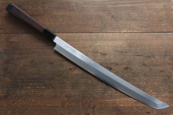 Sakai Takayuki Zangetsu Silver Steel No.3 Sakimaru Yanagiba  Wenge Handle with Sheath - Japanny - Best Japanese Knife