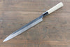 Sukenari [Left Handed] Blue Steel No.2 Hongasumi Yanagiba Magnolia Handle - Japanny - Best Japanese Knife