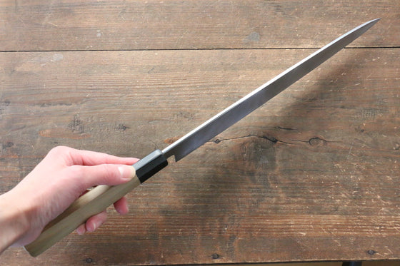 Seisuke [Left Handed] Molybdenum Kasumitogi Yanagiba 270mm - Japanny - Best Japanese Knife