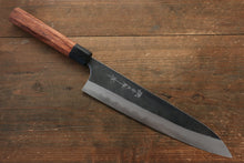  Yoshimi Kato Blue Super Clad Kurouchi Gyuto Japanese Chef Knife 240mm Honduras Handle - Japanny - Best Japanese Knife