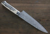 Takeshi Saji R2/SG2 Black Damascus Gyuto  180mm Cow Bone Handle - Japanny - Best Japanese Knife