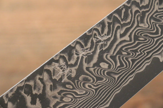 Yoshimi Kato SG2 Damascus Bunka 165mm with Black Persimmon Handle D - Japanny - Best Japanese Knife