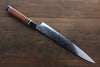 Takeshi Saji R2/SG2 Mirrored Finish Damascus Sujihiki Japanese Knife 270mm Chinese Quince Handle - Japanny - Best Japanese Knife