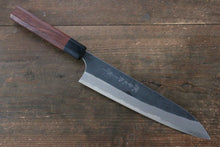  Yoshimi Kato Blue Super Clad Kurouchi Gyuto Japanese Chef Knife 210mm Honduras Handle - Japanny - Best Japanese Knife