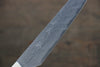 Takeshi Saji VG10 Black Damascus Steak  125mm White Cow Bone Handle - Japanny - Best Japanese Knife