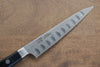 Seisuke Swedish Steel-stn Petty-Utility Salmon 120mm Black Pakka wood Handle - Japanny - Best Japanese Knife