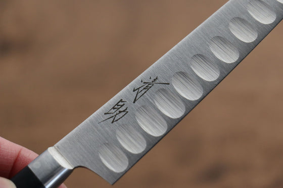 Seisuke Swedish Steel-stn Petty-Utility Salmon 150mm Black Pakka wood Handle - Japanny - Best Japanese Knife