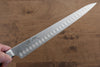 Seisuke Swedish Steel-stn Sujihiki Salmon 270mm Black Pakka wood Handle - Japanny - Best Japanese Knife