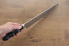 Seisuke Swedish Steel-stn Gyuto Salmon  240mm Black Pakka wood Handle - Japanny - Best Japanese Knife