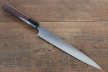  Sukenari Blue Super Sujihiki Japanese Knife 240mm Shitan Handle - Japanny - Best Japanese Knife