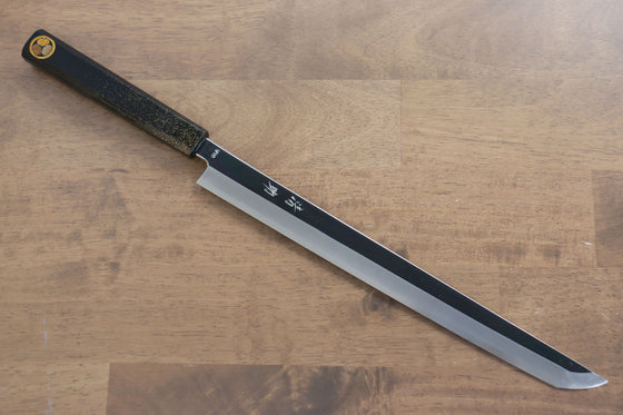 Seisuke VG10 Sakimaru Takohiki 270mm Live oak Lacquered (Kamon) Handle - Japanny - Best Japanese Knife