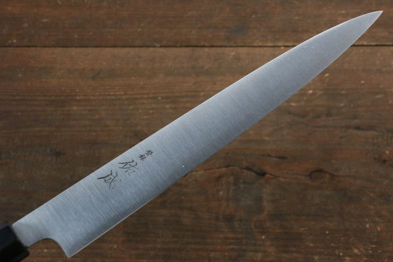 Sukenari Blue Super Sujihiki  240mm Shitan Handle - Japanny - Best Japanese Knife