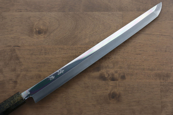 Seisuke VG10 Sakimaru Takohiki 270mm Live oak Lacquered (Kamon) Handle - Japanny - Best Japanese Knife
