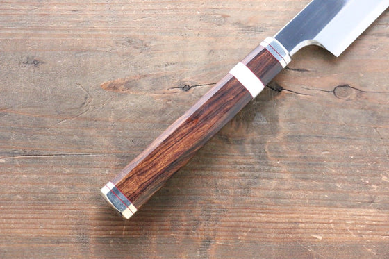 Sakai Takayuki Silver Steel No.3 Kengata Yanagiba 300mm Desert Ironwood Handle - Japanny - Best Japanese Knife