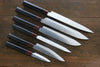 Iseya VG10 33 Layer Damascus Japanese Petty 80mm, Petty 150mm, Santoku, Small Santoku Gyuto 210mm & Sushi Chef Knife 210mm Set - Japanny - Best Japanese Knife